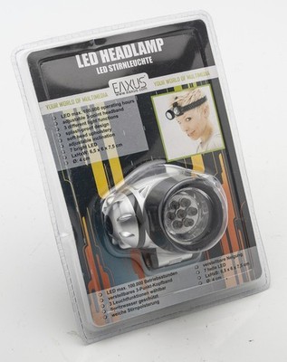 Eaxus LED Headlamp/Stirnlampe Pocket Lamp Camping Head Lamp