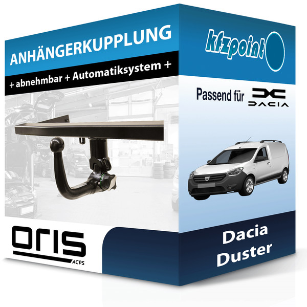 für Dacia Duster 04.2010-10.2013 Oris AnhäNgerkupplung Abnehmbar Neu-image