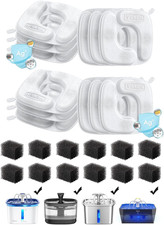 Veken Cat Water Fountain Filters, 12 Pack Replacement Filters  12 Pack Replacem