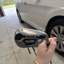 Tour Edge Hot Launch C521 7-Iron Golf Club Regular Flex Silver Black