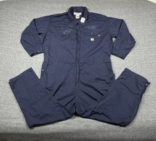 Carhartt FR Coveralls Mens 3XL Blue Flame Resistant Twill Workwear Jumpsuit NEW