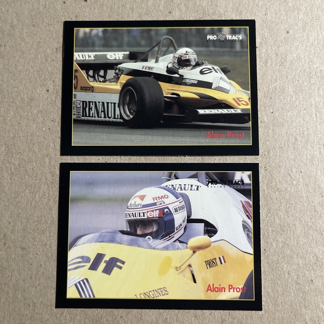 1991 Pro Trac's Formula One Alain Prost #109 & #111 elf Renault HOF