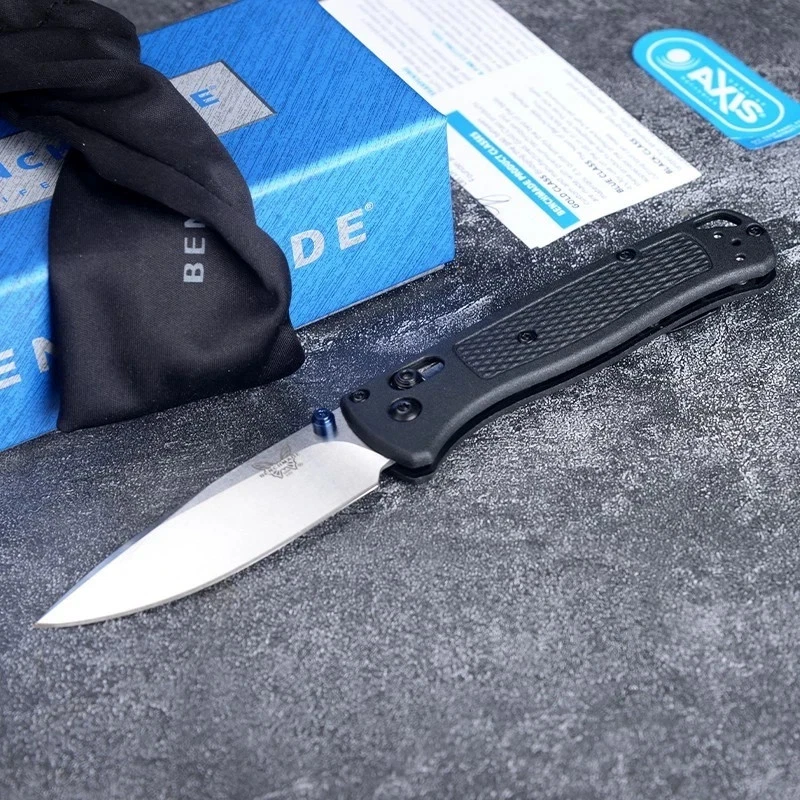 Benchmade - Bugout 535 EDC knife, equipped with black CF-Elite handle - Изображение 2 из 4