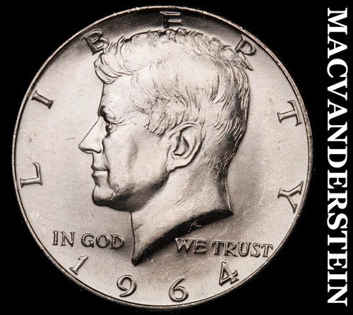 1964 Kennedy Half Dollar- Choice Gem Brilliant Uncirculated  #i3307