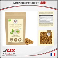 Mûres Blanches Bio Séchées 500g Snack Fruité Naturel Munchilycious
