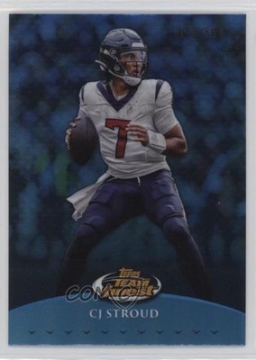 2024 Topps Finest Team Finest Sky Blue Refractor 10/150 CJ Stroud #TF-1 0rd2
