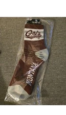 Montana Grizzlies- NCAA For Bare Feet Men Size Large 10-13- Socks- NWT