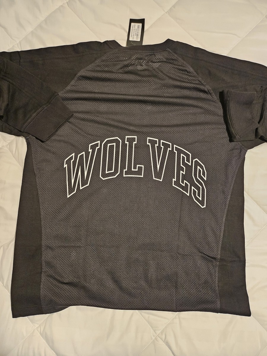 Darc Sport Racing Jersey Long Sleeve Mesh Pullover Wolf Graphic