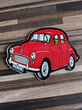 Morris Minor Fridge Magnet 12cm X 9cm.