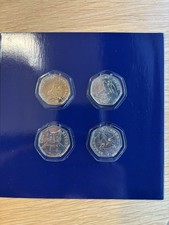 Peter Rabbit Beatrix Potter 50p Coin Collection Pack