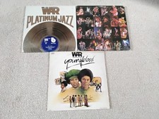 job lot WAR vinyl lps x3.  GREAT SELECTION! WAR LIVE!, YOUNGBLOOD, PLATINUM JAZZ