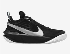 New Nike Team Hustle D 10 Black Metallic SilverVolt Grade school Youth 5.5