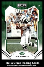 2021 Panini Playoff Joe Namath #24 New York Jets NFL Football