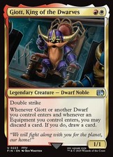 [MTG] Giott, King of the Dwarves (0223) (FIN) LP-HP