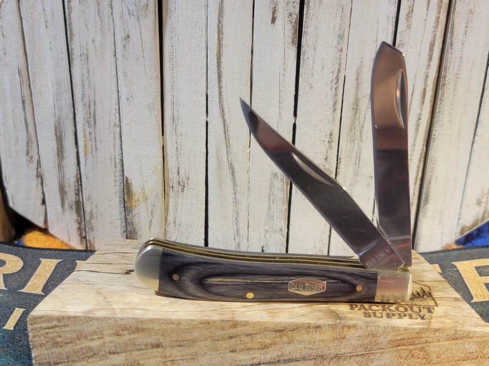 Navaja de bolsillo Schrade Old Timer 94OTH Trapper 3" cerrada nueva en caja Foto 2 de 4