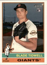 2025 Topps Heritage High Number #698 Blade Tidwell RC SF Giants - BK312