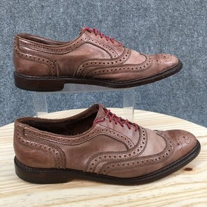 ALLEN EDMONDS NEUMOK 2.0 Leather Wingtip Oxford 10.5 D  Men’s Classic ***READ** Allen Edmonds Neumok Blue Leather Wingtip Oxfords Dress  main image 4