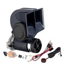 Air Horn 12V 150DB Loud Train Horn kit for Car blue horn with wire and button