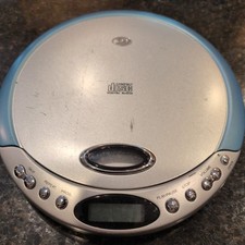 Durabrand - CD-566 - Portable CD Player PARTS ONLY Silver/Bue