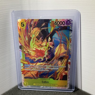 Sabo One Piece CCG ST13-008 Special Foil Character Card 6000 Power