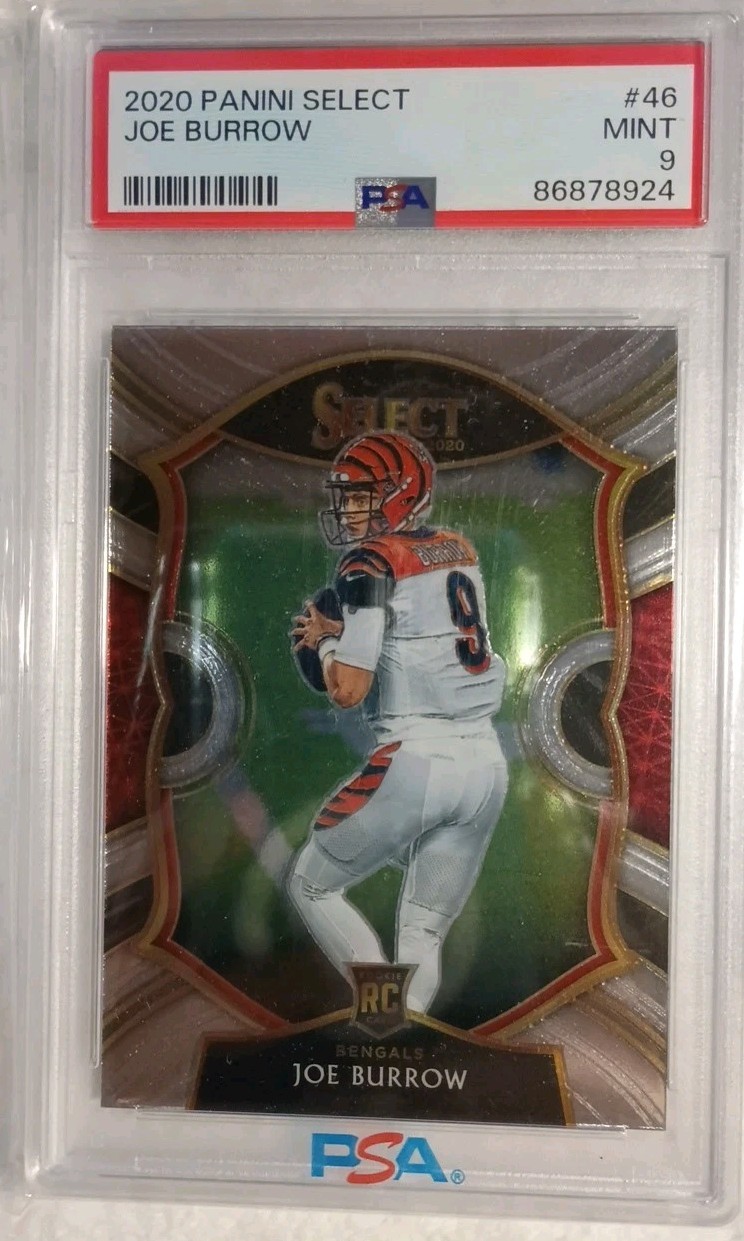 Joe Burrow 2020 Contenders Playoff Momentum Rookies, Select Rc Psa 9