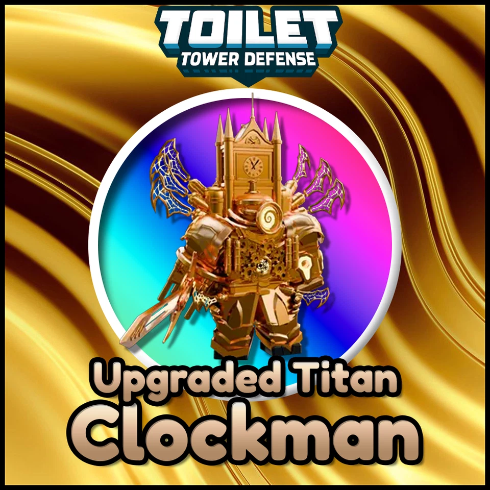 TELANTHRIC STUDIOS Upgraded Titan Clock Man UTCM | TTD Toilet Tower Defense Roblox Ultimate Units