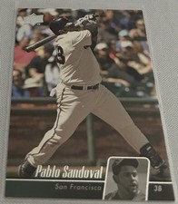 2010 Upper Deck 1 Baseball Pablo Sandoval San Francisco Giants base card #429
