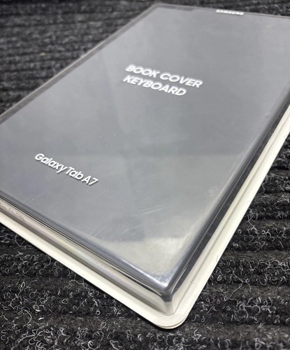 Samsung Galaxy Tab A7 Book Cover Keyboard, Gray EF-DT500UJEGUJ Sealed - Picture 3 of 6