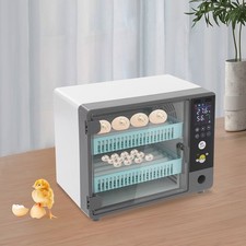 24 Eggs Incubator Chicken Egg Incubation Machine W/ Automatic Turning Farm/Home