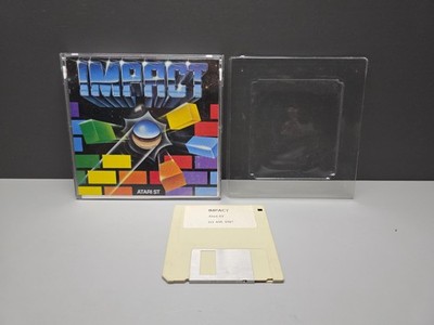IMPACT CRYSTAL CASE ATARI ST OVP BOXED SELTEN RAR