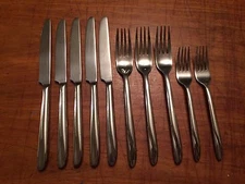 International Stainless Flatware Forks & Knives 10 pcs! FREE SHIPPING