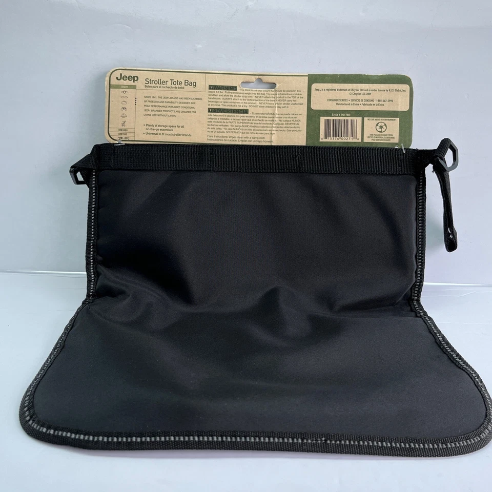 吉普黑色婴儿推车托特包存储收纳袋婴儿推车不完整 — 第 4/4 张图片