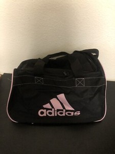 pink adidas duffle