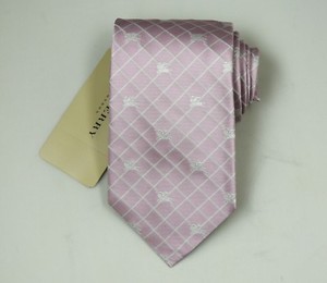 burberry pink check tie