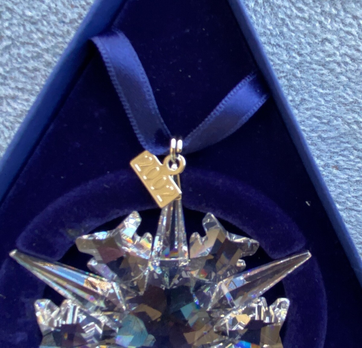 SWAROVSKI 2002 Annual Large Star Snowflake Ornament New in Box | eBay