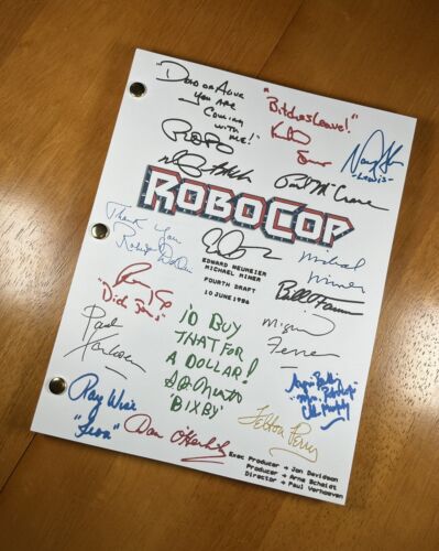 RoboCop Skript signiert - Autogramm Nachdrucke - 112 Seiten - Bild 2 von 7