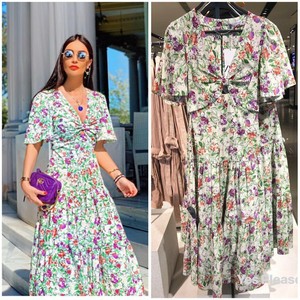 zara dress floral