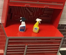 1/25 Cleaning Spray Bottles For Garage Diorama 3D Printed Resin 1/24 4 Per Deal