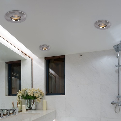 3er Set LED Soffitto Incasso Punti Luce Faretto IP65 Camera Umida Bade-Zimmer