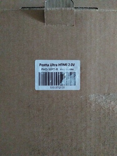 Postta Ultra HDMI 2.0V Cable Support 50' PHD 50FT-B Audio Return Ethernet Blue - Picture 4 of 5