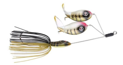 River2sea Double Plopper 180 Floating Buzzbait  (Perch-7.5''/1 3/8 Ounce)