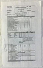 CBS web series NOVEL ADVENTURES set used CALL SHEET~Pilot Webisode~DAPHNE ZUNIGA