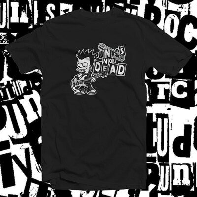 Punk's Not Dead #3 COTTON T-SHIRT Classic '70s '80s CBGB New York Ramones Clash