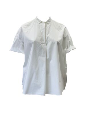 Marina Rinaldi Women's White Festante Pullover Shirt NWT