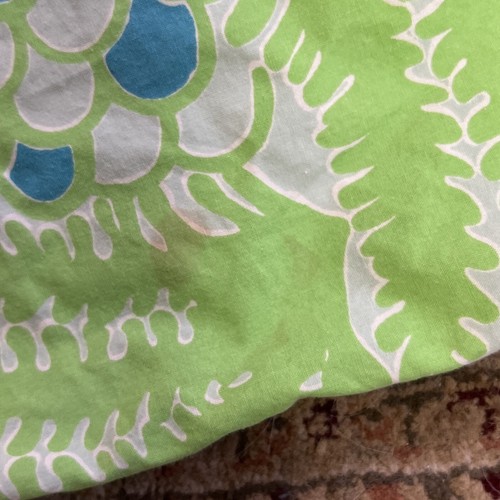 LILLY PULITZER "Checking In" Gecko Garnet Hill Full Queen DUVET Cover - Picture 9 of 12