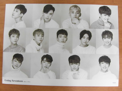 SEVENTEEN - Going Seventeen (Make A Wish Ver.) [OFFICIAL] POSTER K