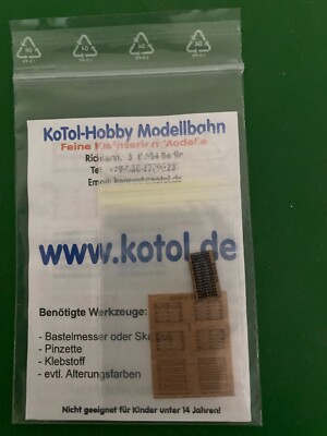 PRIMUS / KOTOL Lasercut-Bausatz  Europaletten (4 Stück)NEU+OVP