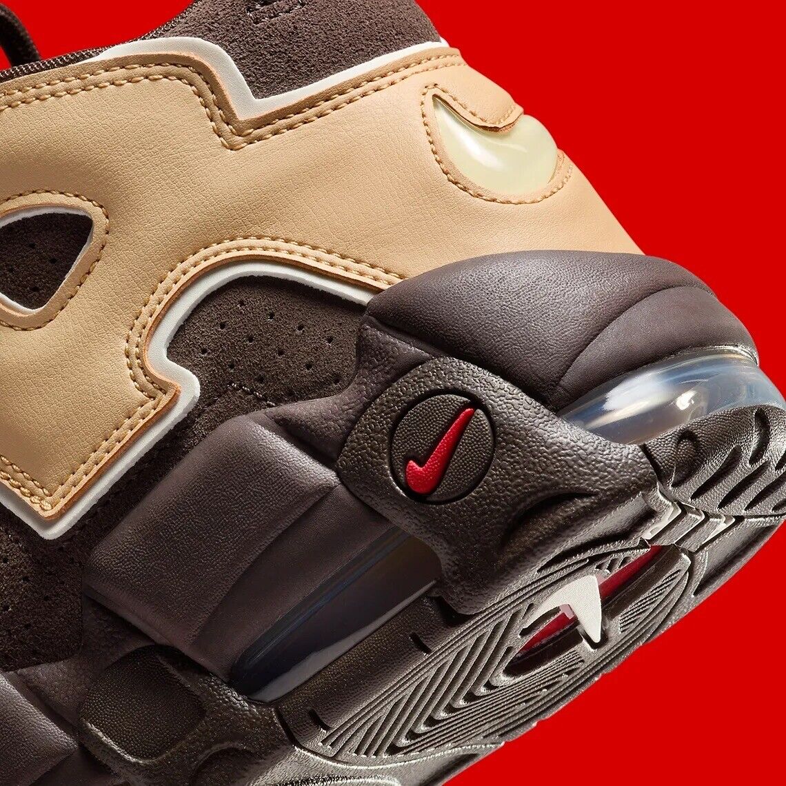 Nike Air More Uptempo Baroque Brown Sesame Pale Ivory FB8883 Nike Air More Uptempo Baroque Brown Sesame Pale Ivory FB8883