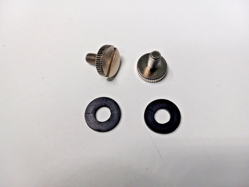 Lot of Cobra 25 LX OEM 5mm Radio Mounting Srews Chrome Finish With Rubber Washer - Picture 2 of 5