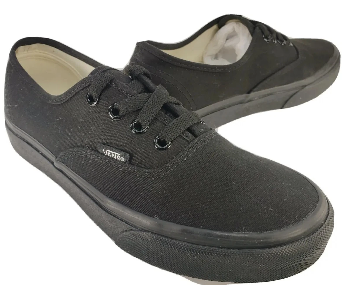 All black vans clearance 5.5